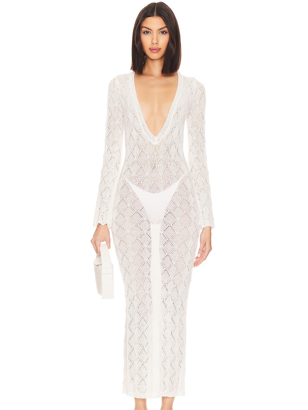 Dylan Deep V Maxi Dress - More to Come